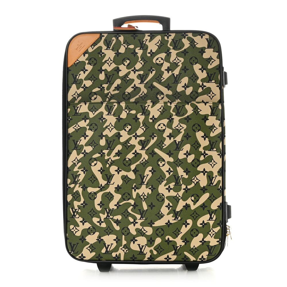 Louis Vuitton Monogramouflage Pegase Suitcase 60 Monogram Camo LV Travel Luggage